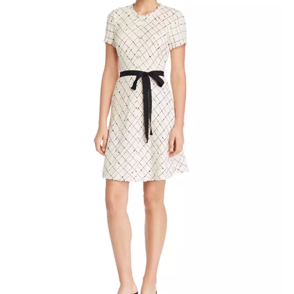 Rebecca Taylor SS Plaid Tweed Mini Dress